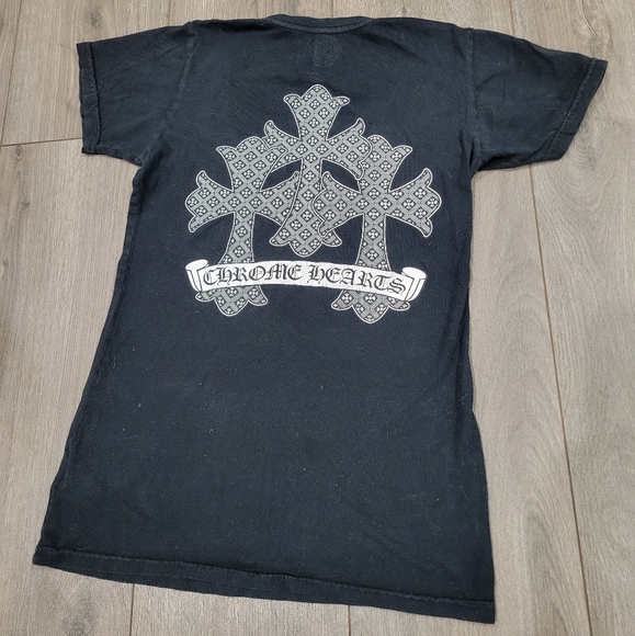 Chrome Hearts Women's Black T-Shirt - Size Small - Picture 8 of 12